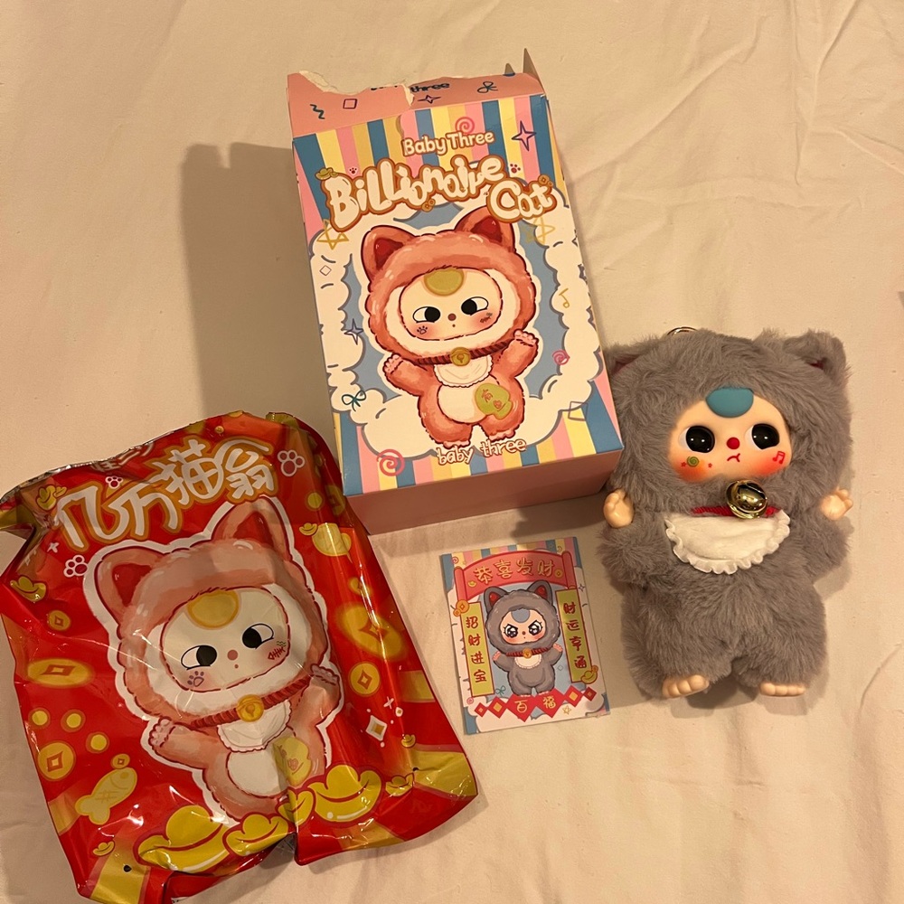 Baby Three - Billionaire Cat Blind Bag Plush